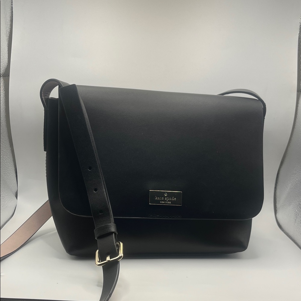 Kate Spade Black Leather Crossbody Bag